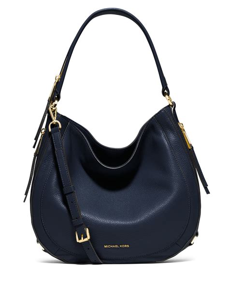 michael kors blue leather handbags|Michael Kors bag original price.